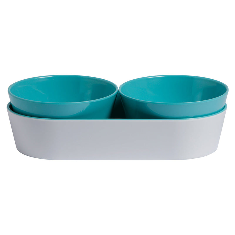 Melamine snack set SUMMER Acqua, 3 pcs.