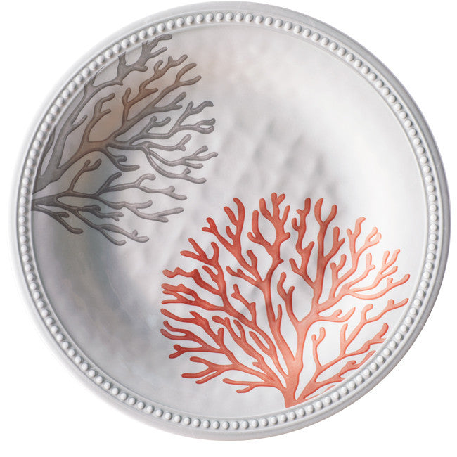 Melamine Dinner Plate Harmony collection, Coral 6 UN