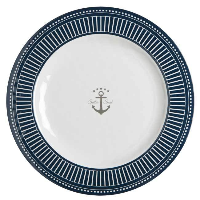 MELAMINE DINNER PLATE SAILOR SOUL 6 UN