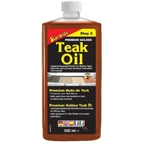 Premium Golden teak oil (Step 3)