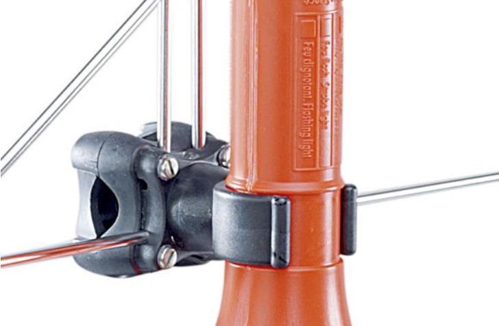 Rack for horseshoe buoy + light