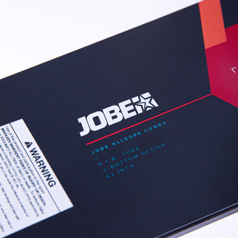 Jobe Allegre 67" Combo Waterskis Red