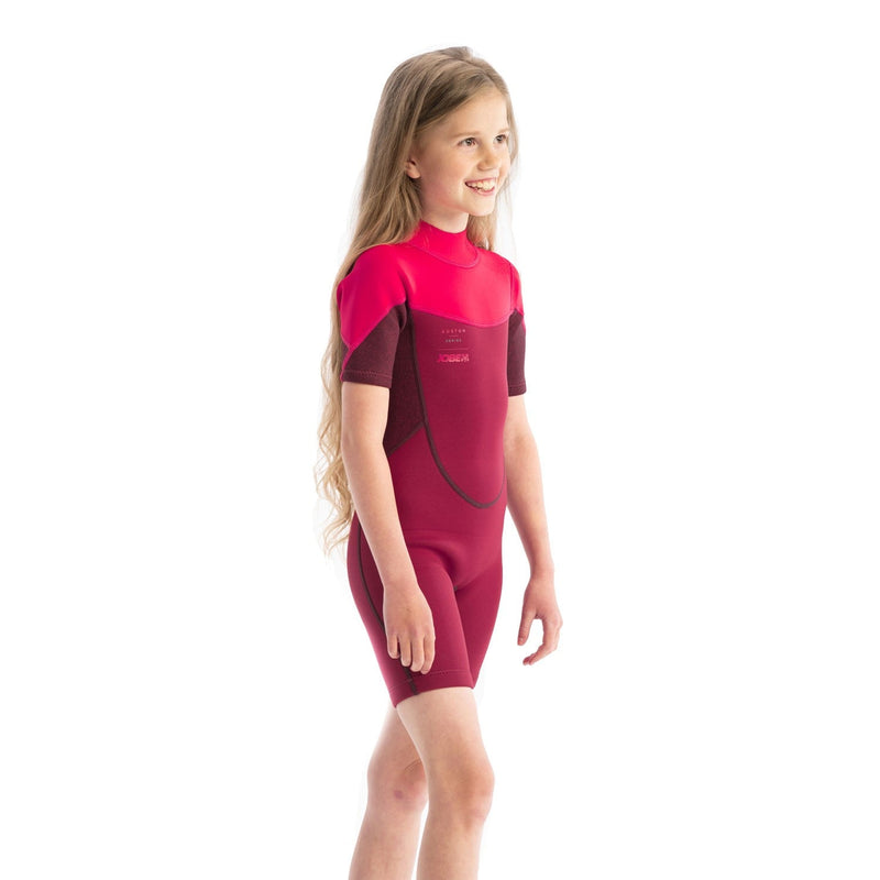 Jobe Boston 2mm Shorty Wetsuit Kids Hot Pink