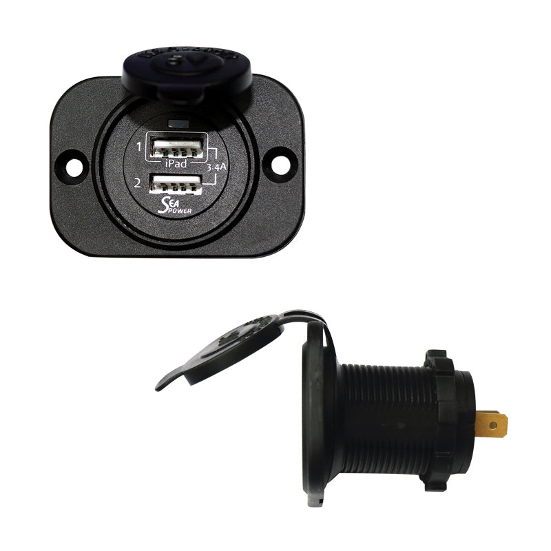 Dual Port USB Socket