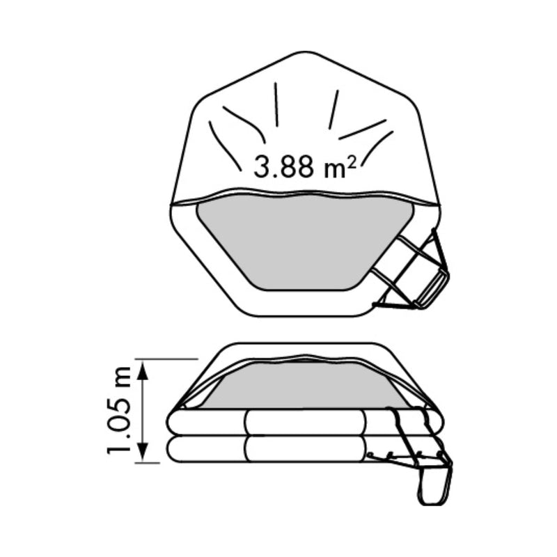 Transocean liferaft, ISAF