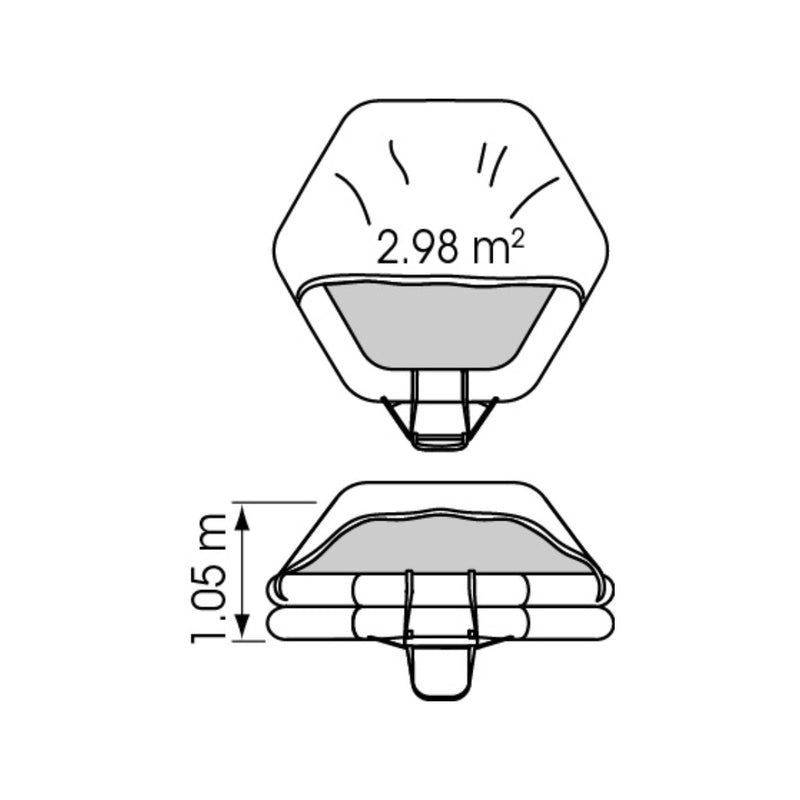 Transocean liferaft, ISAF