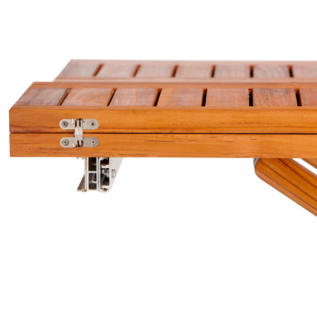 DOUBLE TABLE TEAK 120×40/ 120X80 CM