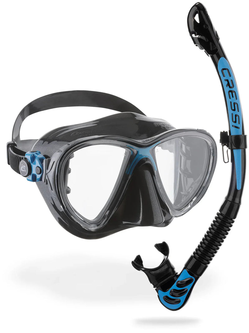 Big Eyes Evolution + Alpha Ultra Dry Snorkel Combo