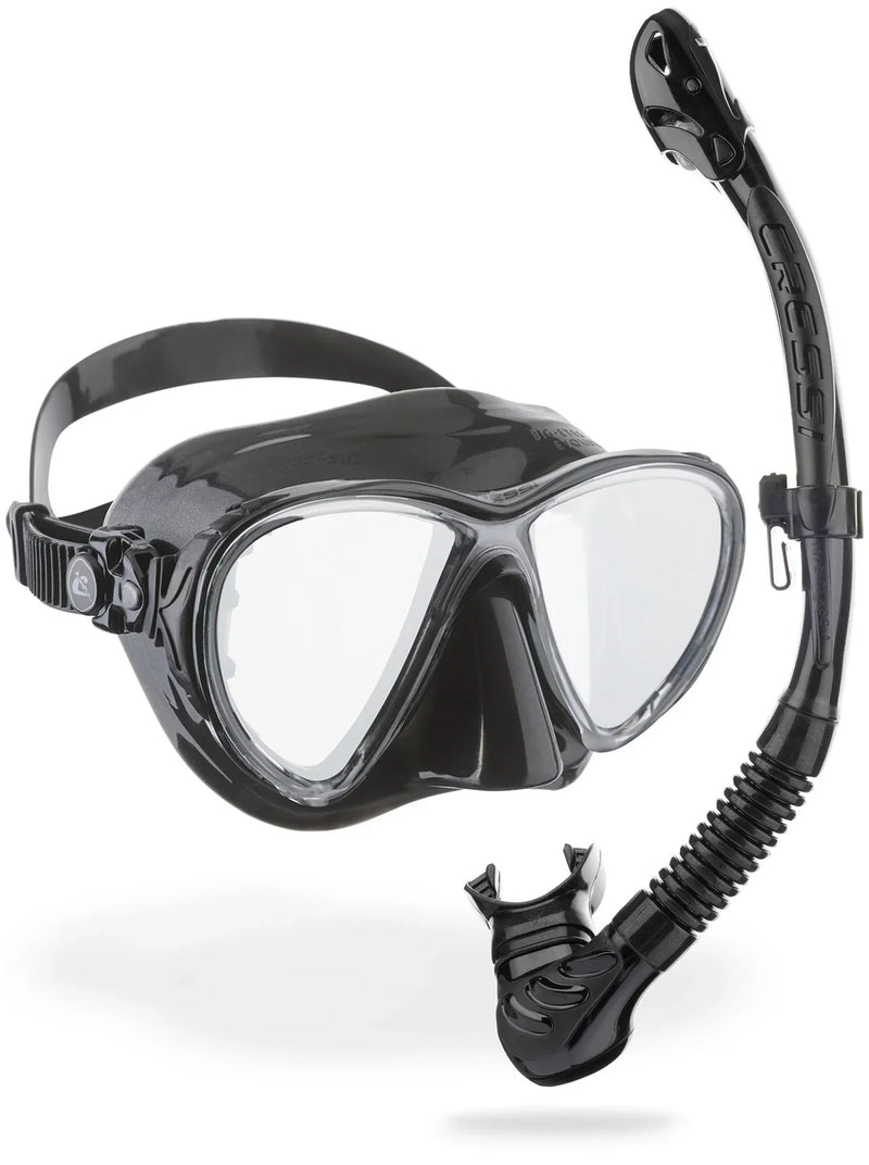 Big Eyes Evolution + Alpha Ultra Dry Snorkel Combo
