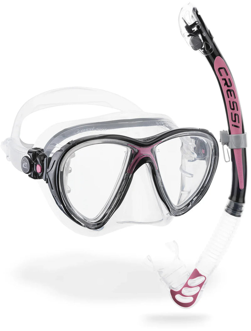 Big Eyes Evolution + Alpha Ultra Dry Snorkel Combo
