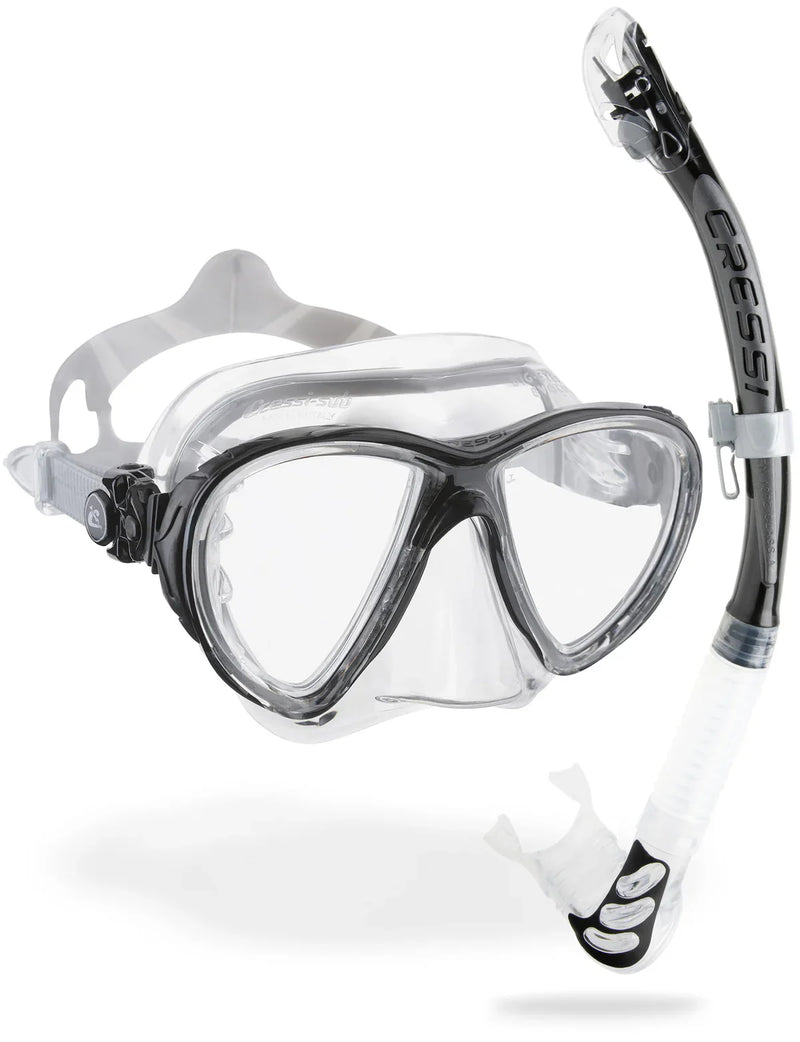 Big Eyes Evolution + Alpha Ultra Dry Snorkel Combo