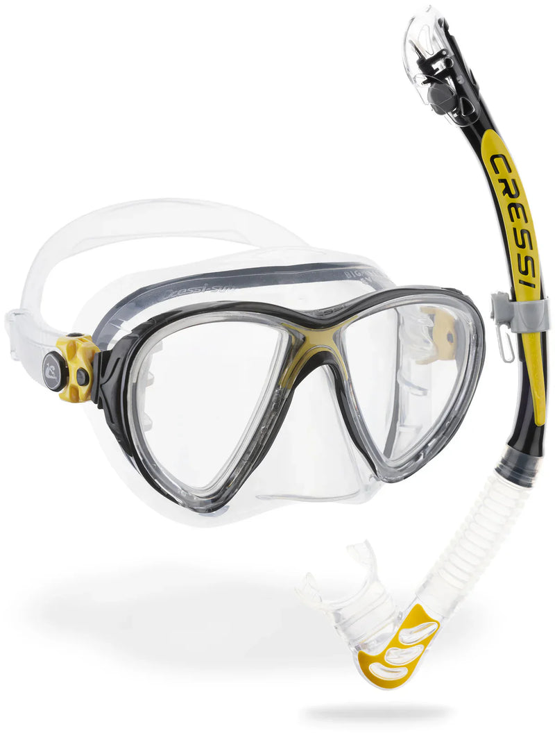 Big Eyes Evolution + Alpha Ultra Dry Snorkel Combo