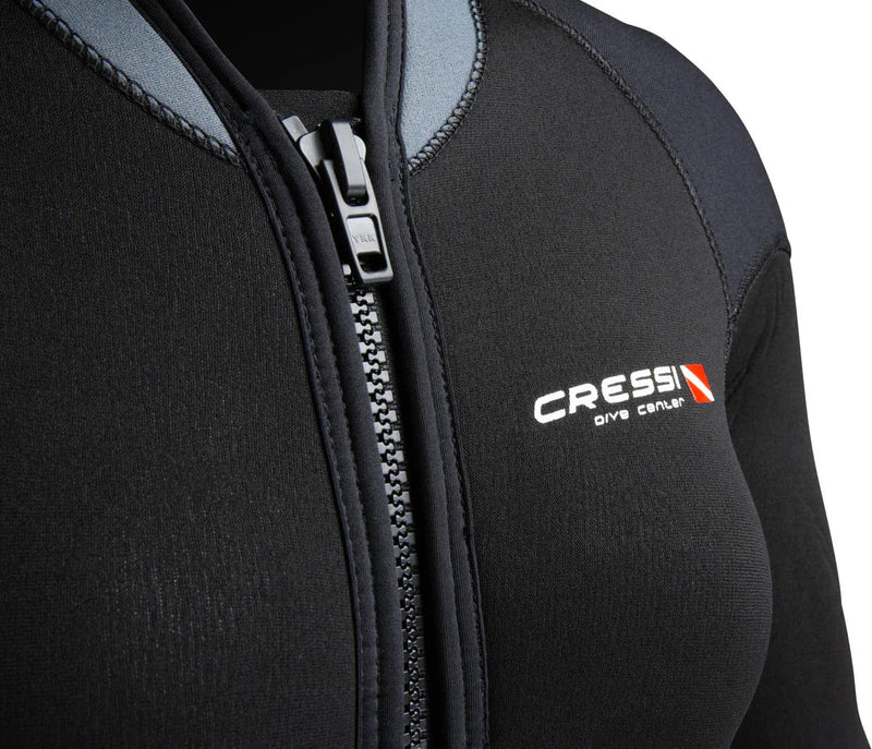 Endurance Wetsuit Lady front-zip neoprene 3mm Black / Red