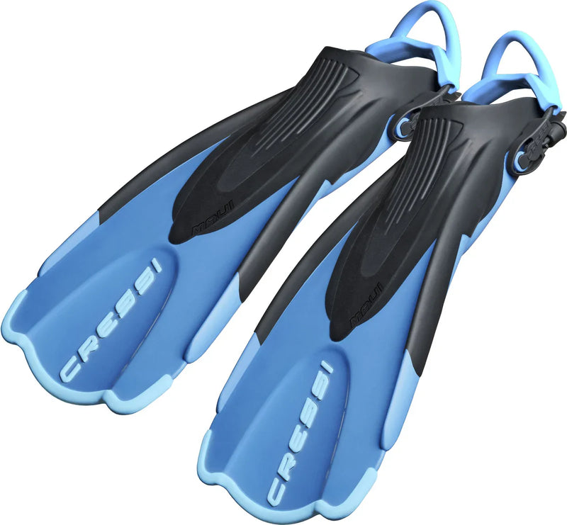 Maui Short Fins Open heel snorkeling fins
