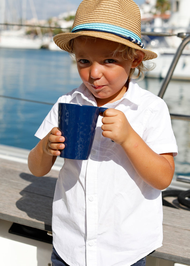 Melamine Dinner Plate Harmony, Blue