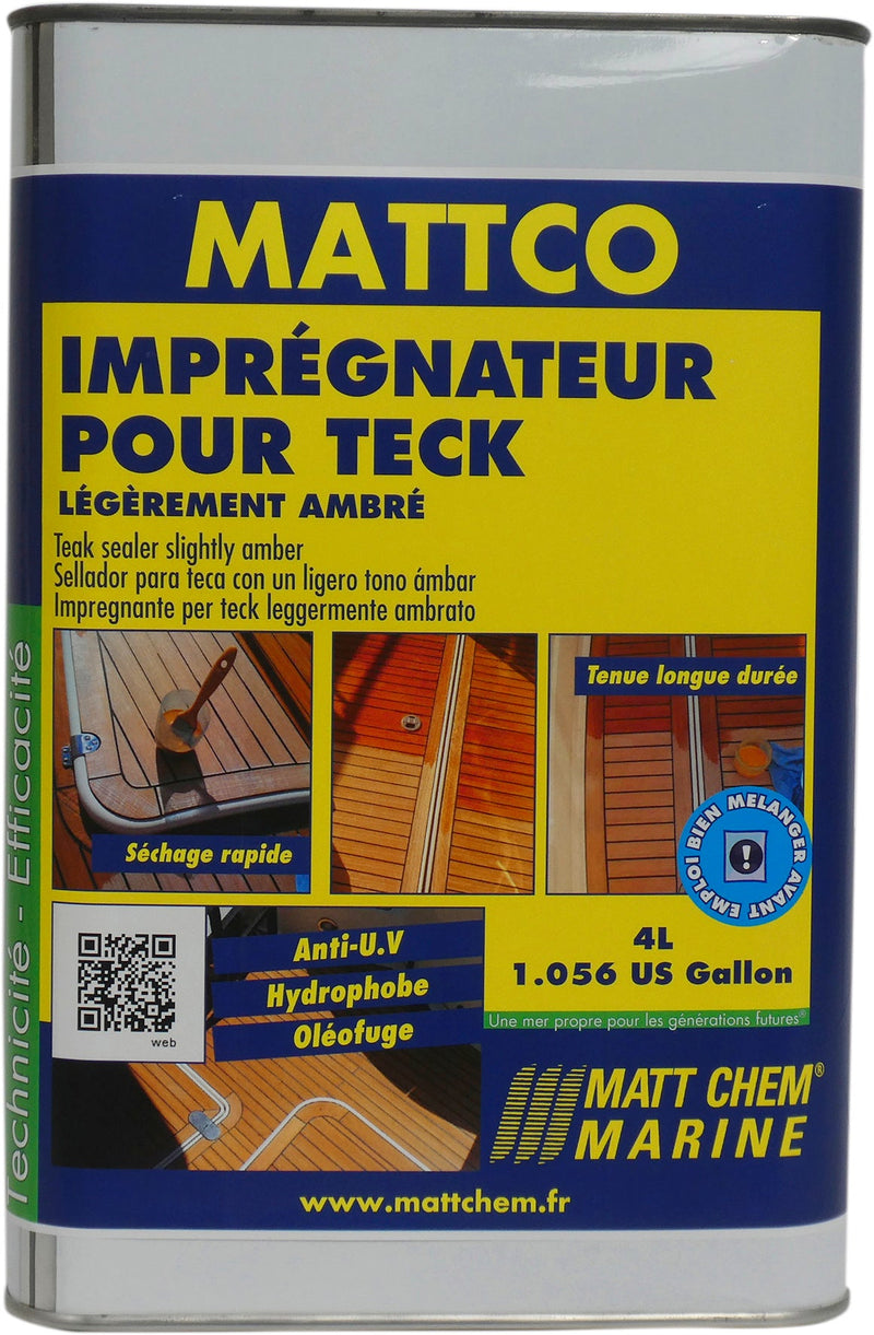 Sealer for teak Mattco