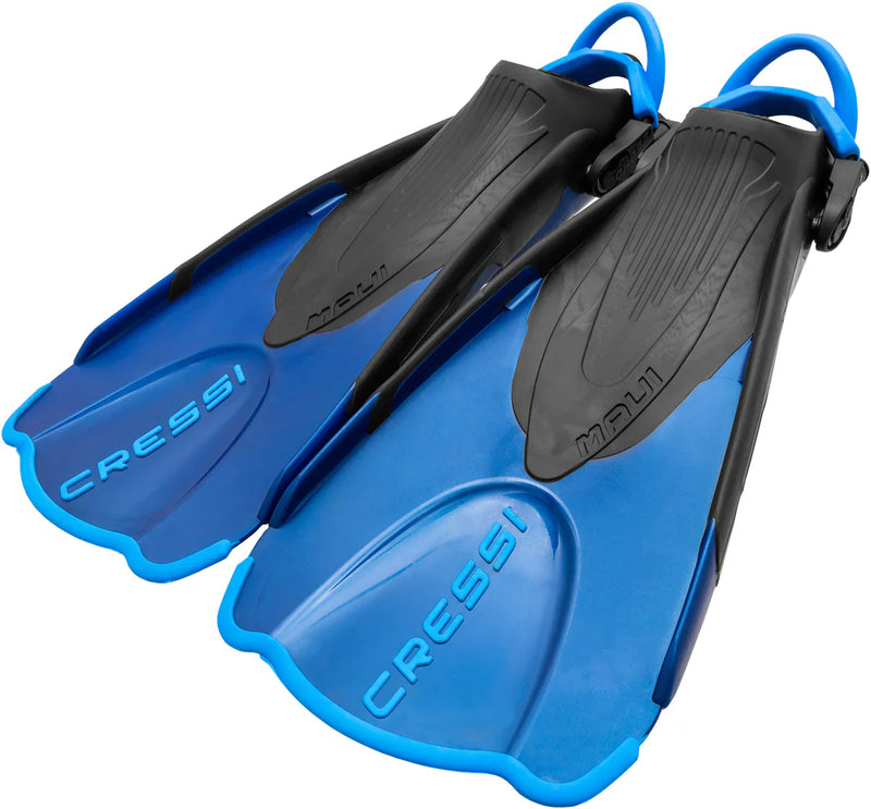 Maui Short Fins Open heel snorkeling fins