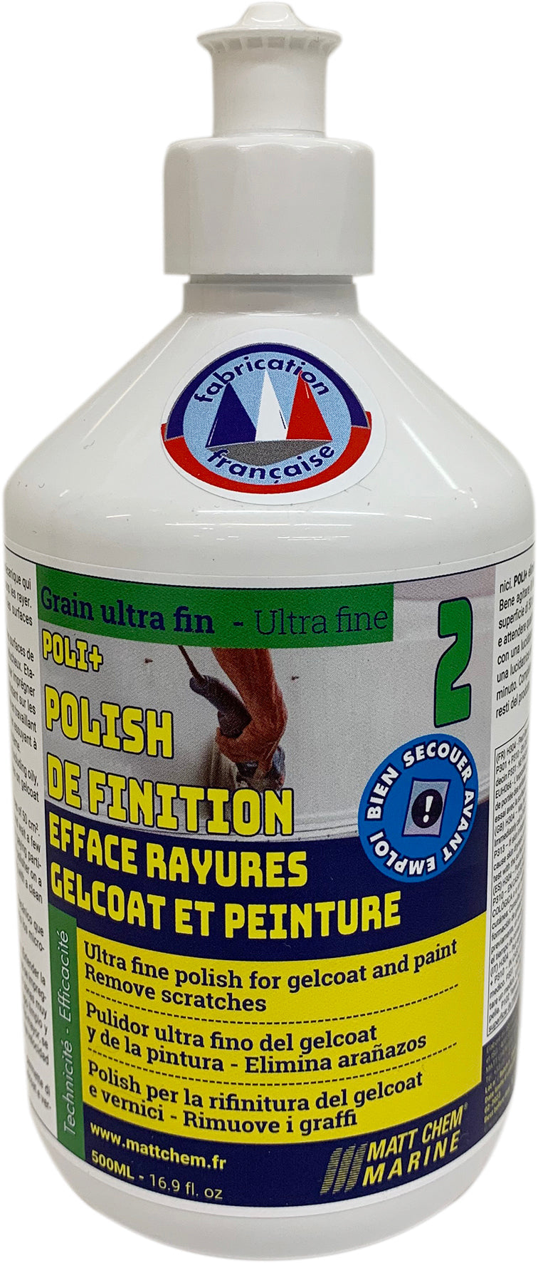 Ultrafine polish for gelcoat  Poli+
