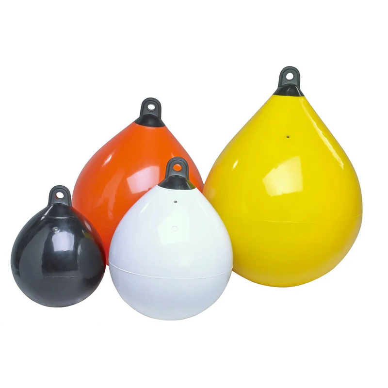 Spherical fender with black eye