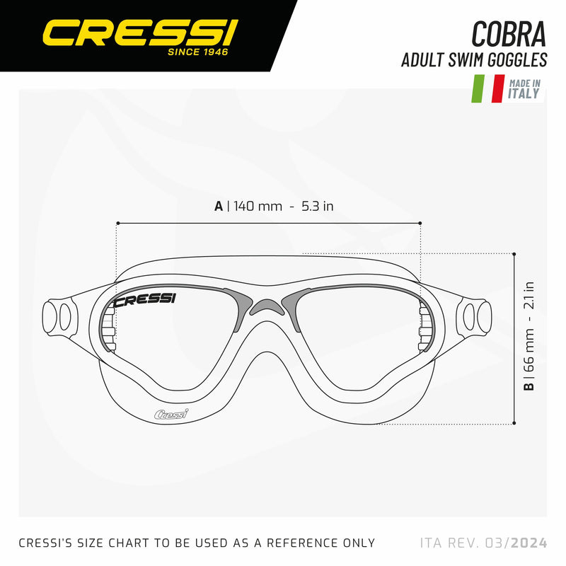 Cobra Swim Goggles Adult size