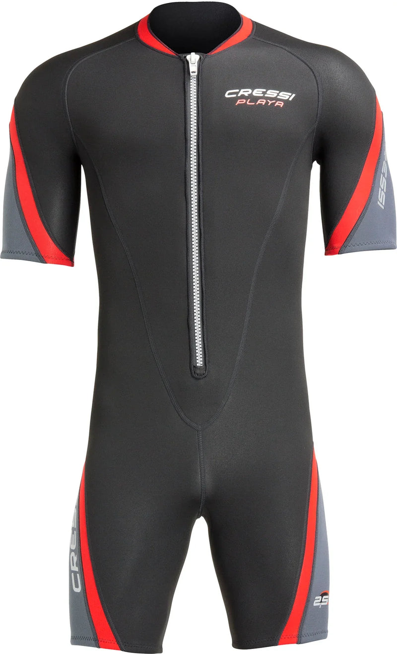 Playa Wetsuit Man Shorty Black/Red 2.5 mm
