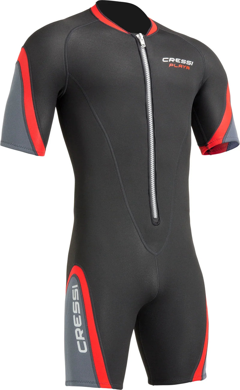 Playa Wetsuit Man Shorty Black/Red 2.5 mm