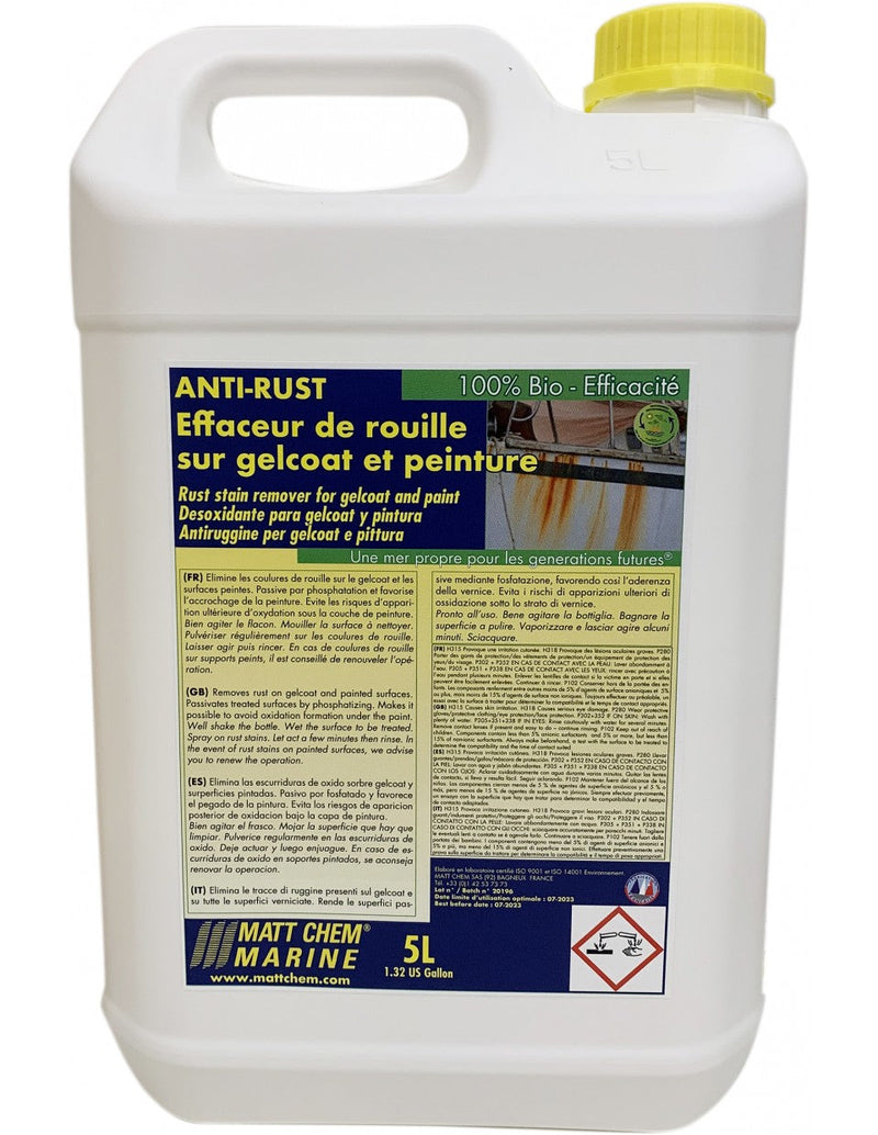 Rust stains remover for gelcoat and paint Anti-rust
