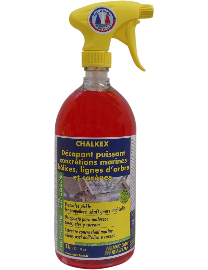 Acid pickle for propellers, shaft gears and hulls for barnacles Chalkex