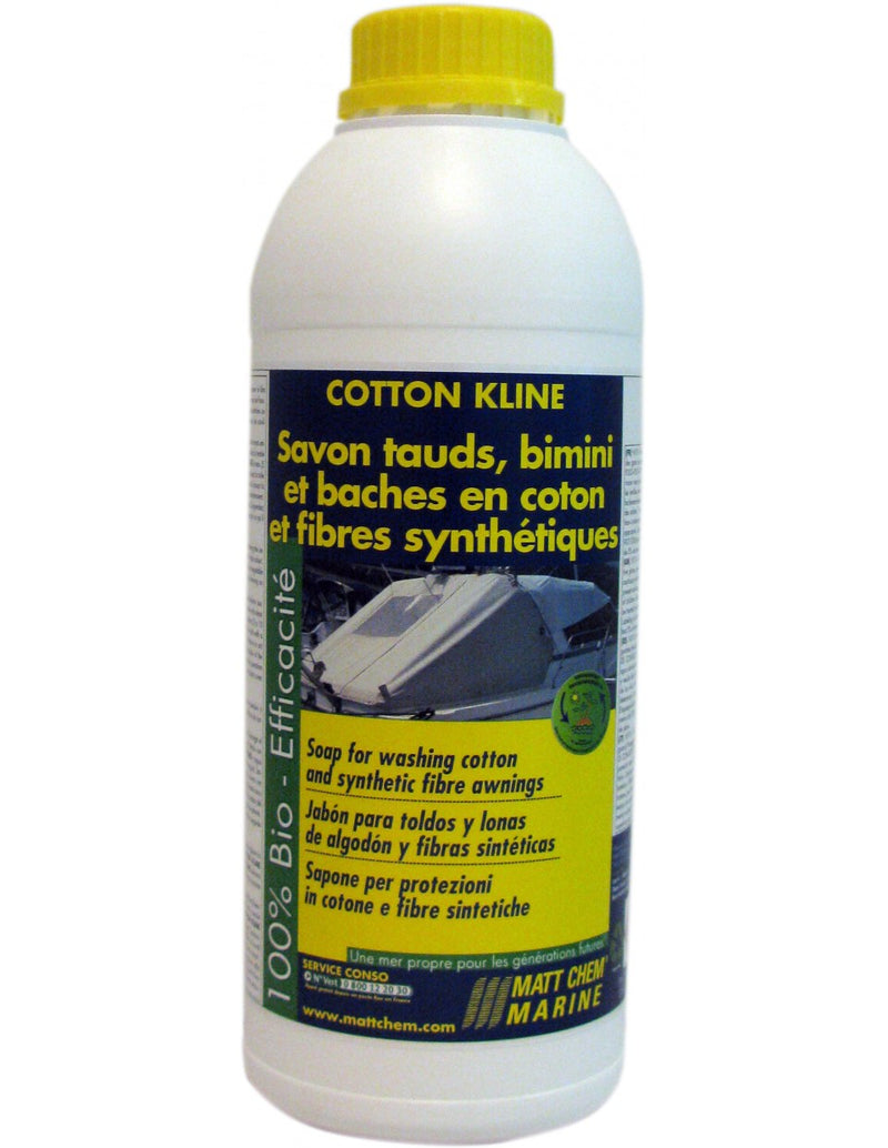 Soap for washing cotton and synthetic fibre awnings Cotton Kline