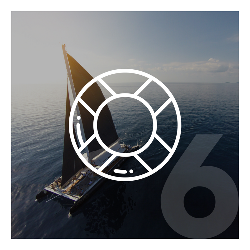 SAFETY SET / SAIL BOAT / 6 PAX