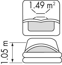 Offshore liferaft Mini 6.50
