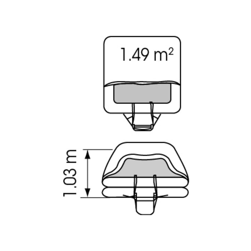 Transocean liferaft, ISAF