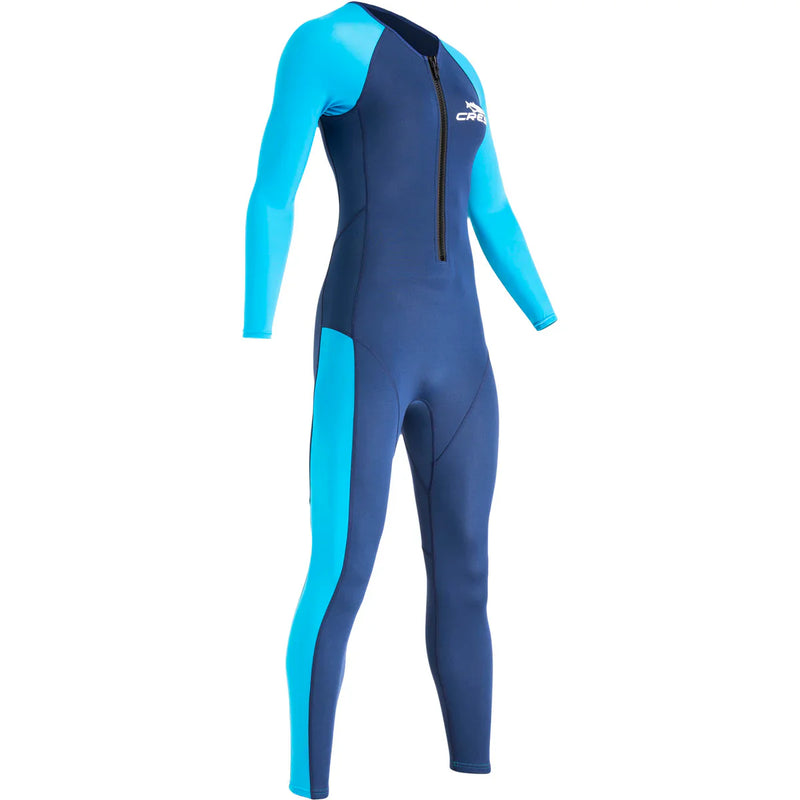 Wahoo Wetsuit Lady A front-zip 2 mm Azure / Blue