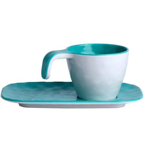 Melamine Coffee Set, Summer collection, colour Aqua