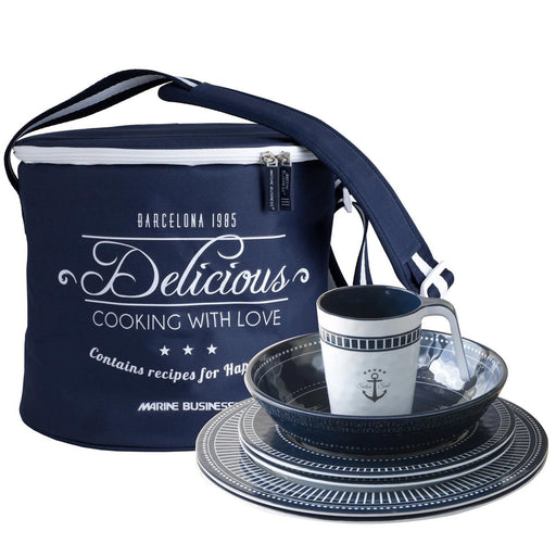 Melamine Tableware Pack Sailor Soul, 4 People – 16 Pc