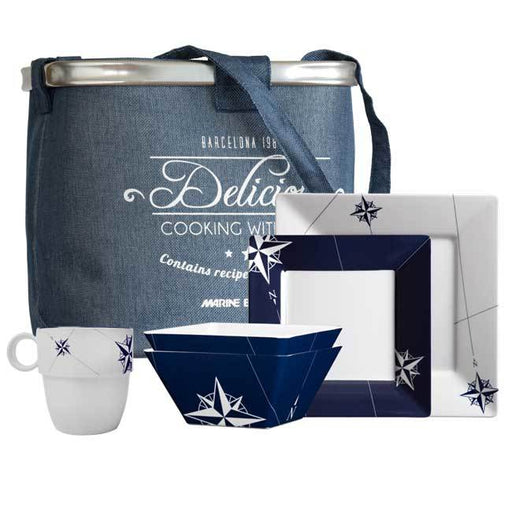 TABLEWARE PACK SQUARE 4 PEOPLE NORTHWIND