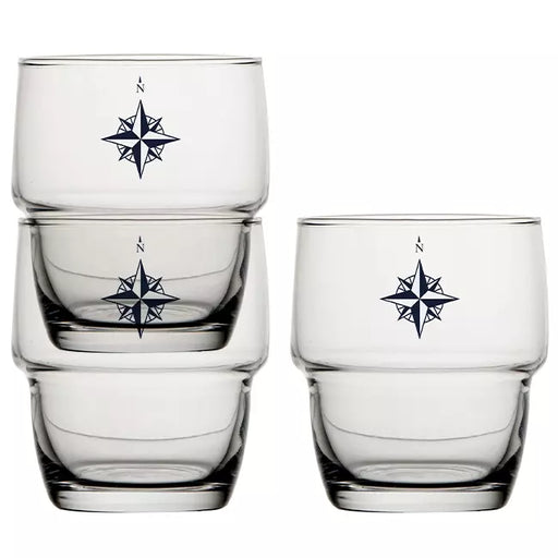 Non-slip ecozen stackable glass – northwind – 6 pcs Marine Business