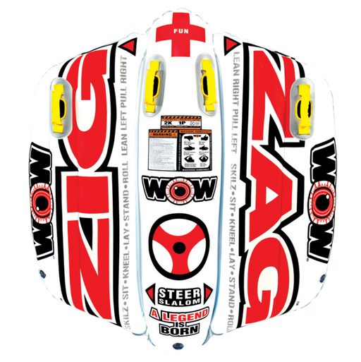 Towable ski tube "Zig Zag", 2 person