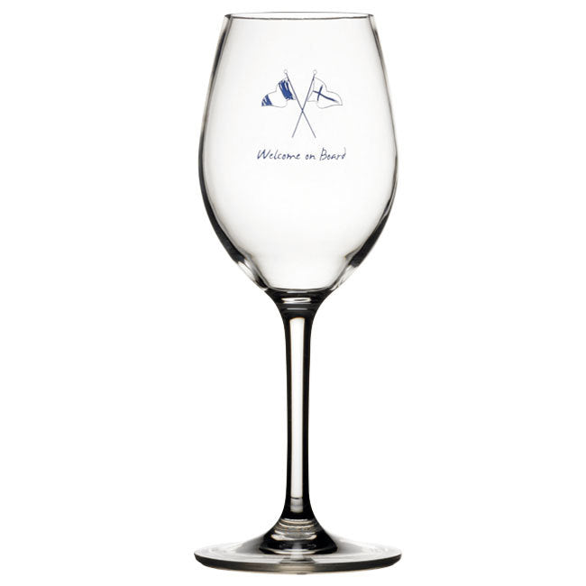 NON SLIP WINE GLASS, WELCOME ON BOARD 6 UN