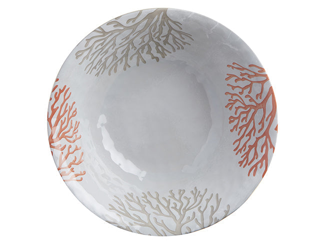 Melamine salad bowl with servers harmony – coral, set 3 pcs Marine Business