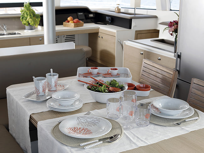 Melamine serving dish set harmony – coral, set 2 pcs Marine Business