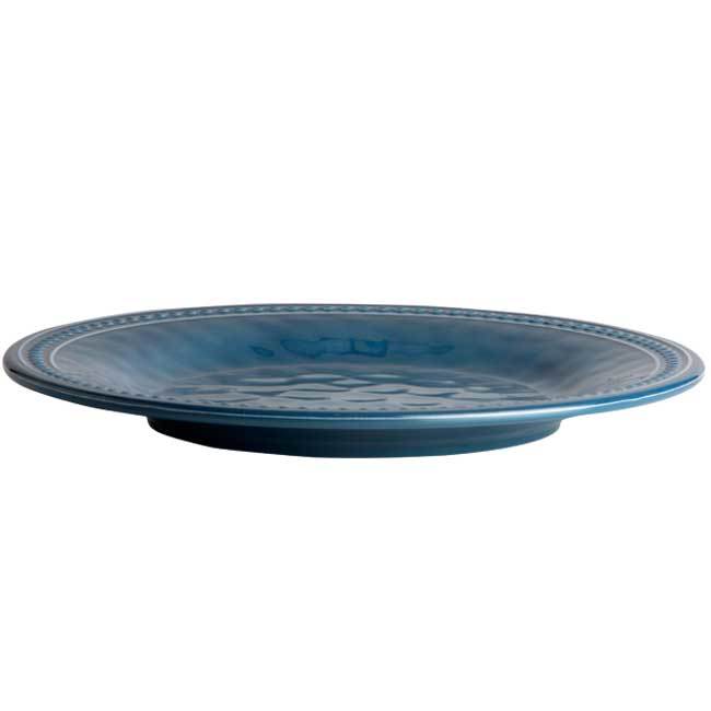 Melamine Dessert Plate Harmony, Blue, 6 Pc