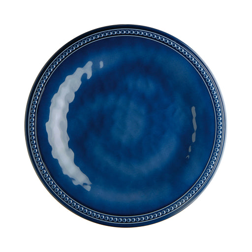 Melamine Dessert Plate Harmony, Blue, 6 Pc