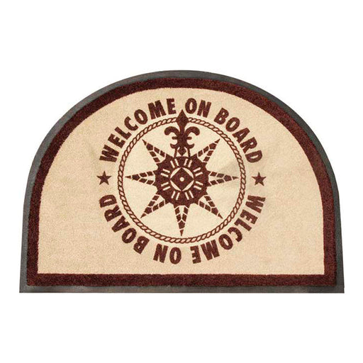 NON SLIP MAT WELCOME ON BOARD – BROWN