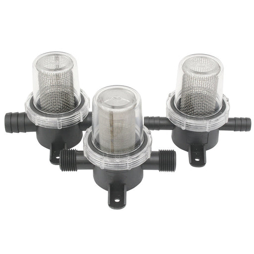 Strainer in-line with Stainless Steel mesh Filter