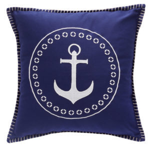 Cushion + stuffing SANTORINI Basic Blue
