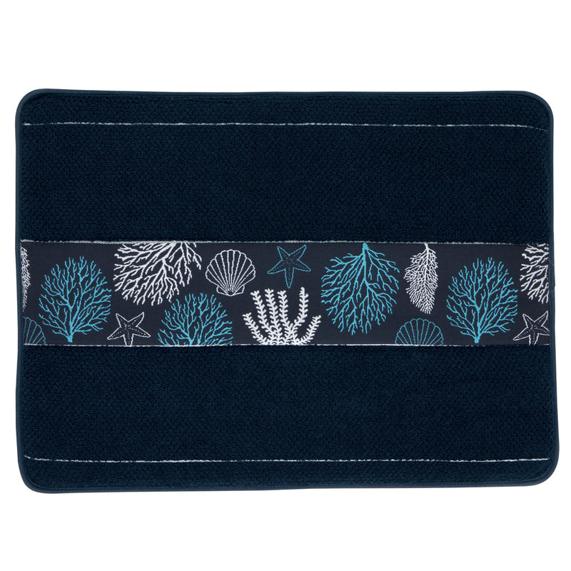 Non-slip mat Ibiza, Blue  60x45cm