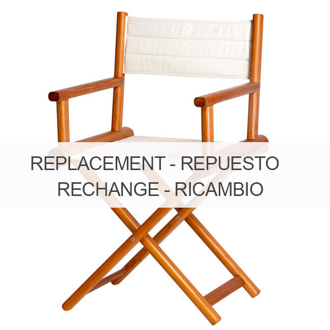 Asiento y Respaldo Olefina Silla Director Crudo