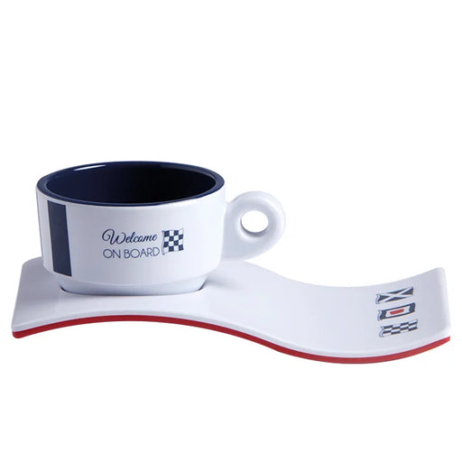 Non-slip Melamine Coffee Cup – Venezia, 6 Pcs