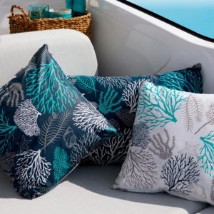CUSHION + STUFFING WATERPROOF IBIZA REVERSIBLE, SET 2 PC